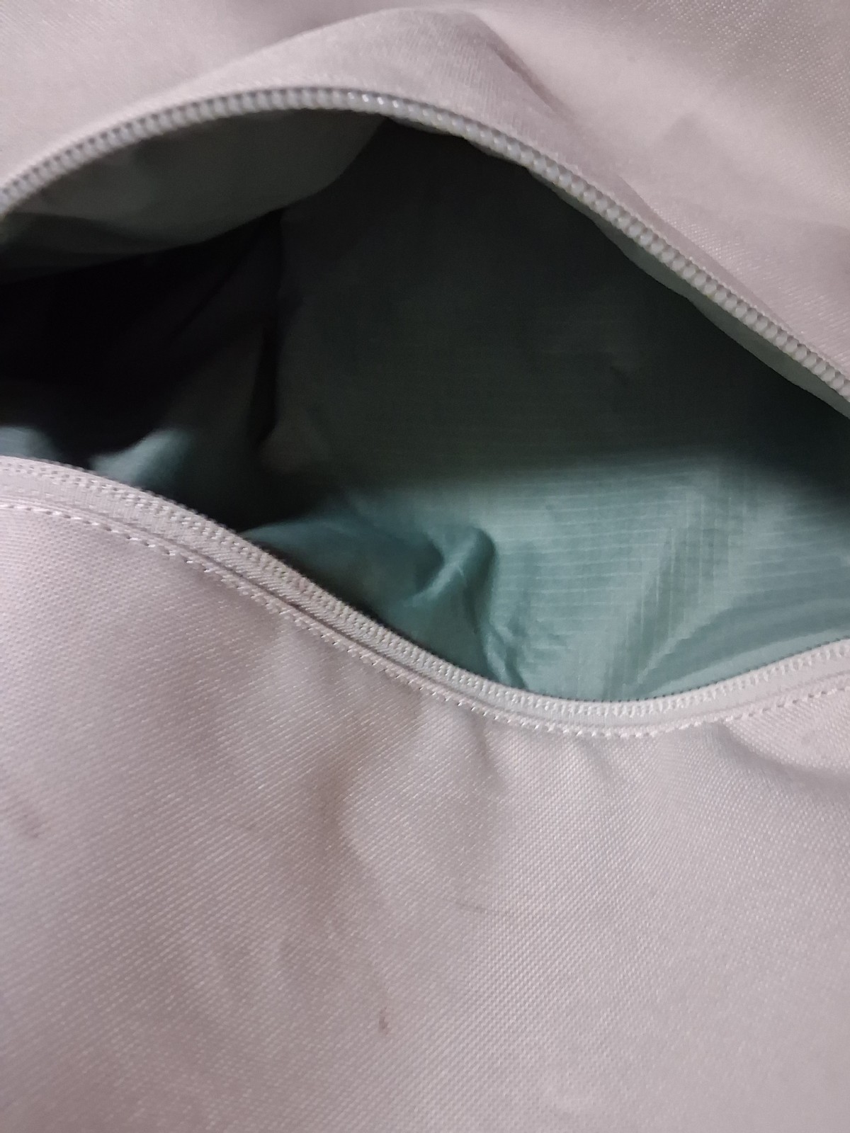 Lululemon Double Zip Backpack 22L Raw Linen/Grey Eucalyptus Back To School