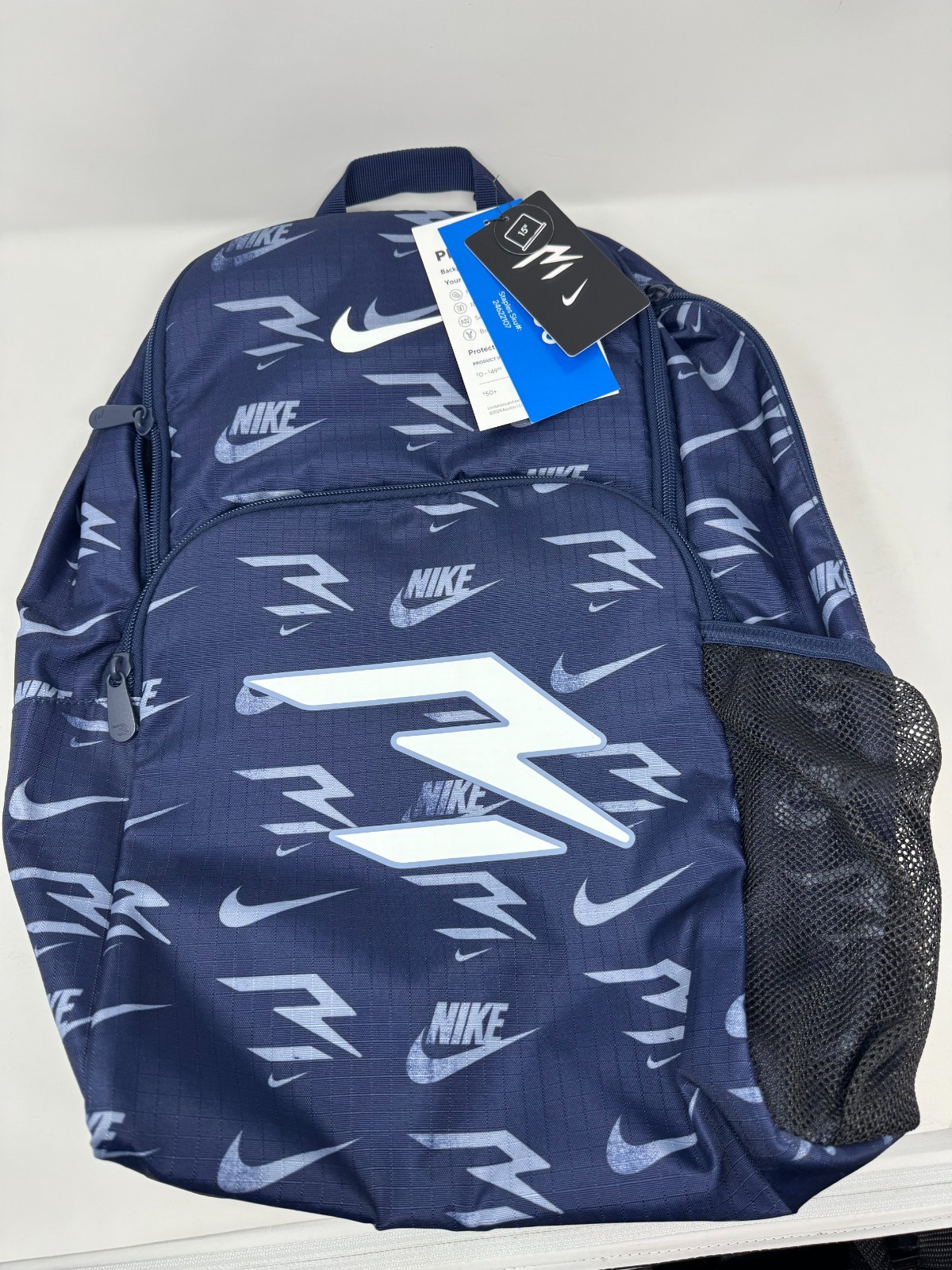 ✅New w/Tag✅Nike 3 3Brand 30L Large Laptop Backpack Midnight Navy/Ashen Slate HTR