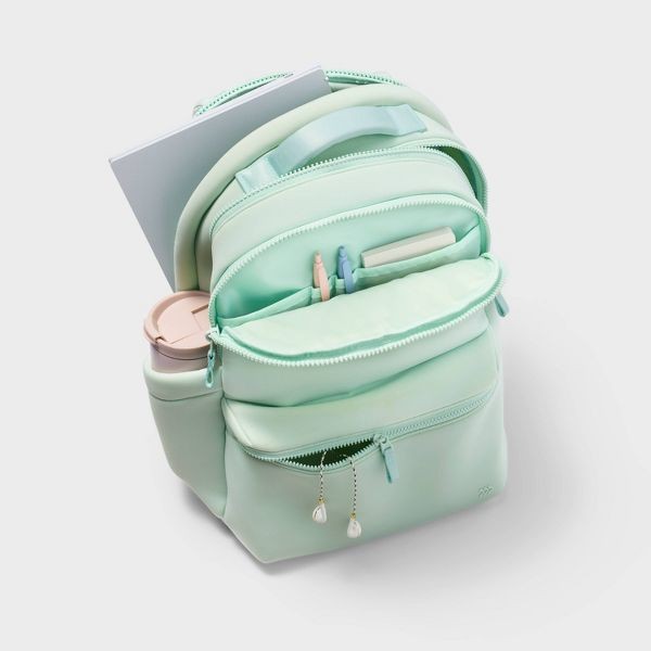 ALL IN MOTION 14L FAUX NEOPRENE BACKPACK – MINT GREEN