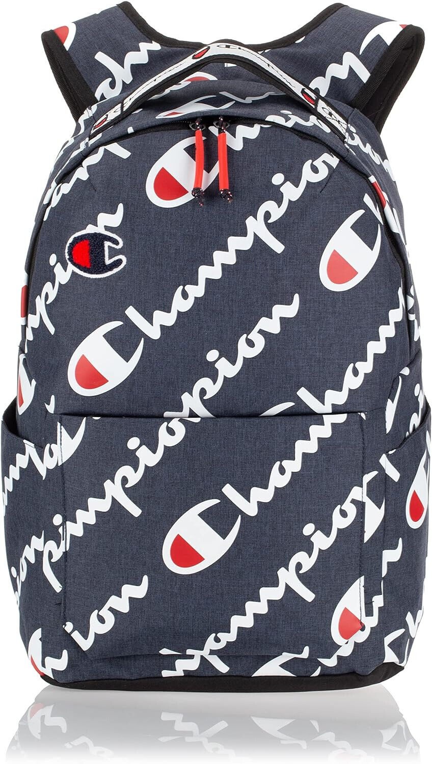 Champion Advocate Backpack Navy Blue Interior laptop compartment Adjust strap
