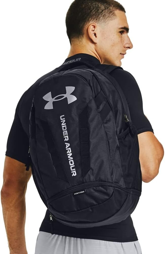 Under Armour Hustle 5.0 Storm Backpack 1361176 School Laptop UA Book Bag