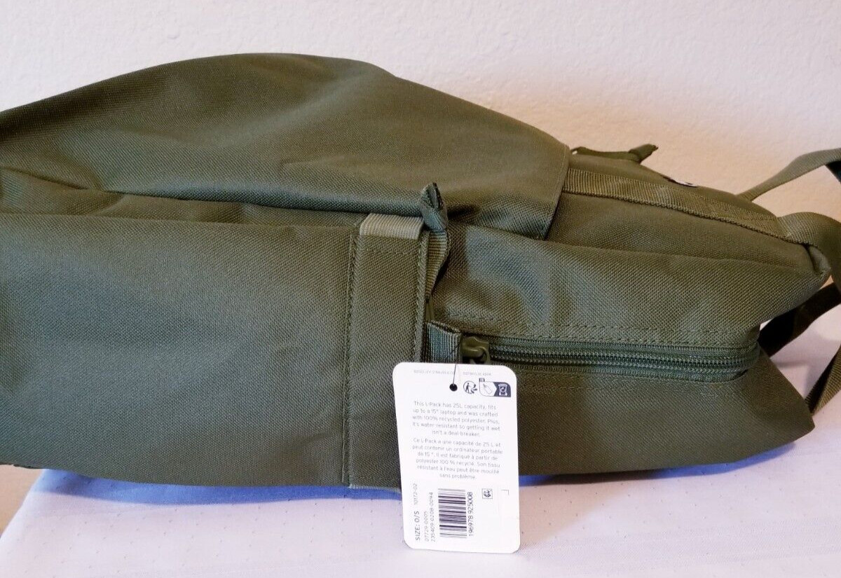 NWT LEVI’S Unisex BACKPACK L-PACK LARGE MILITARY GREEN POLYESTER 25 L Capacity