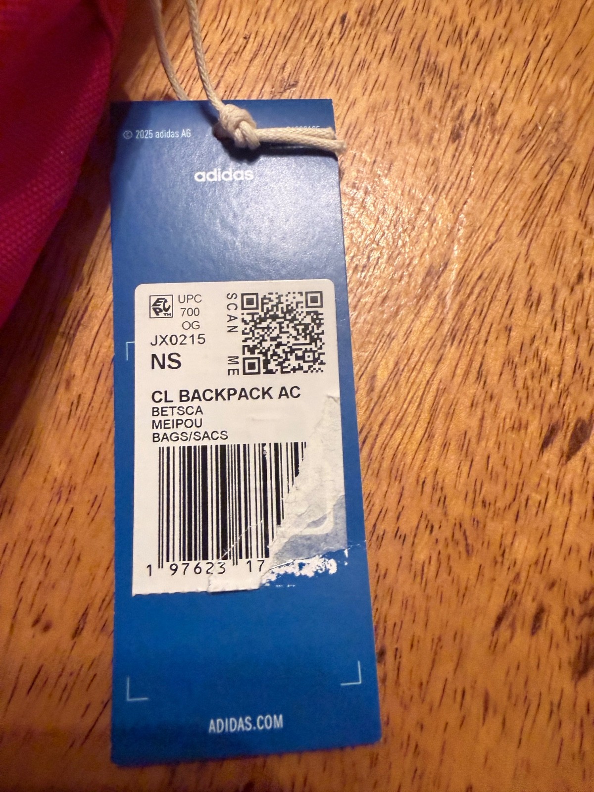 Adidas Originals Base Backpack RED New With Tags P6