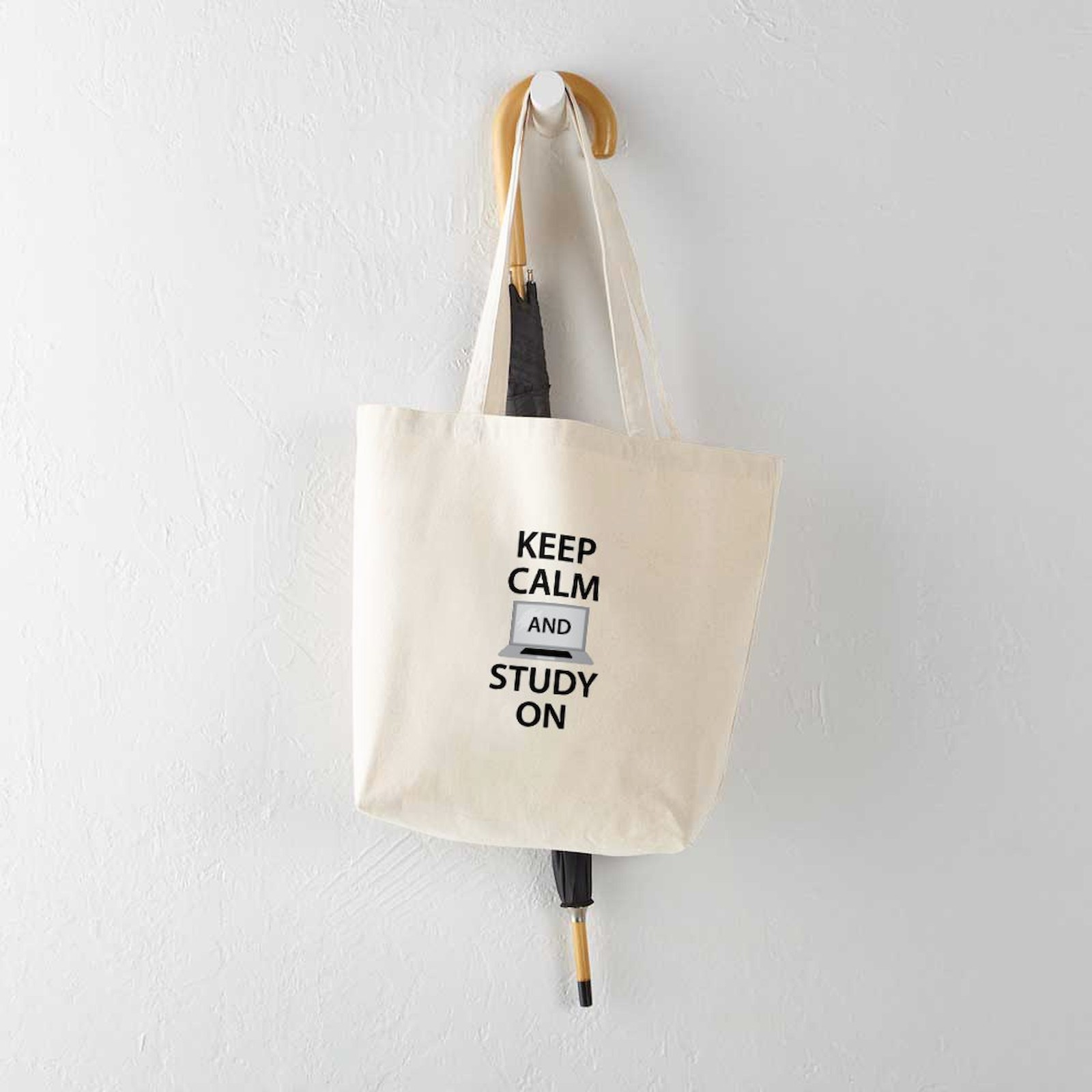 CafePress Keep Calm And Study On Tote Bag (1483657038)