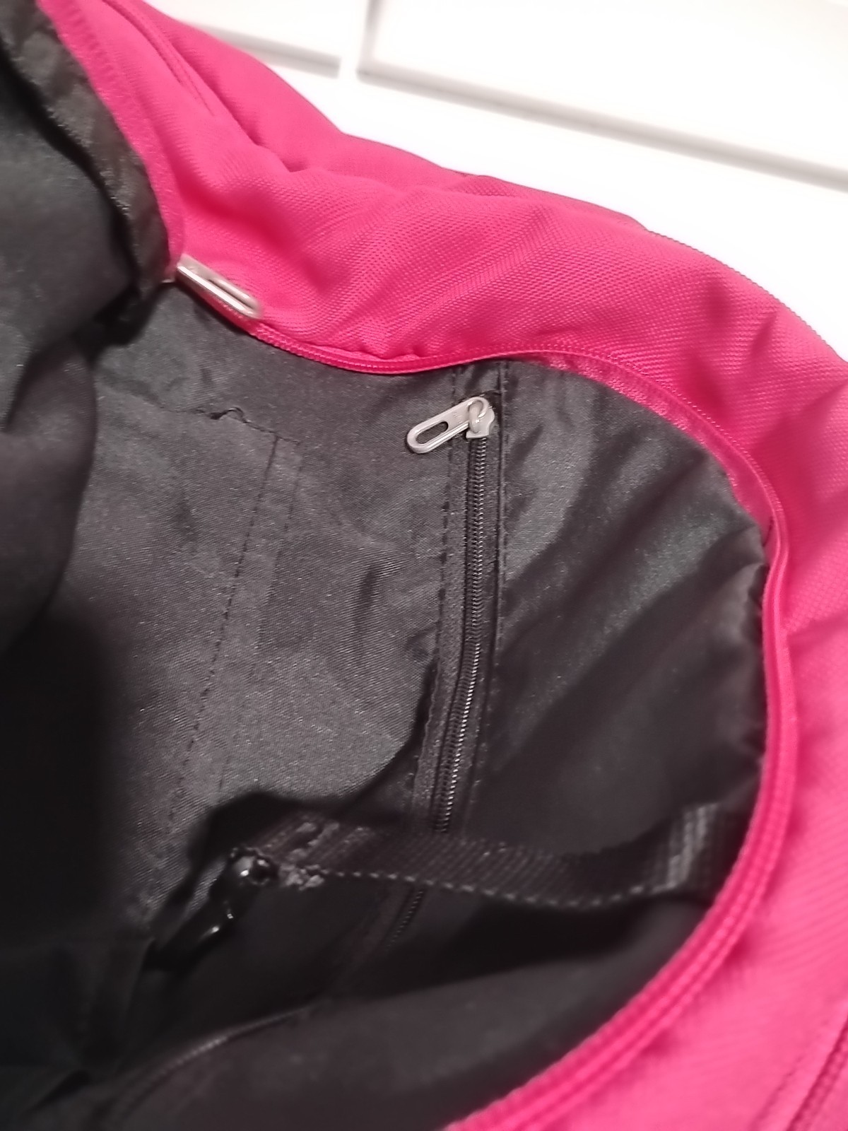 Nike Brasilia 6 XL Backpack Gym Bag Pink Black White 4 Sets Zippers