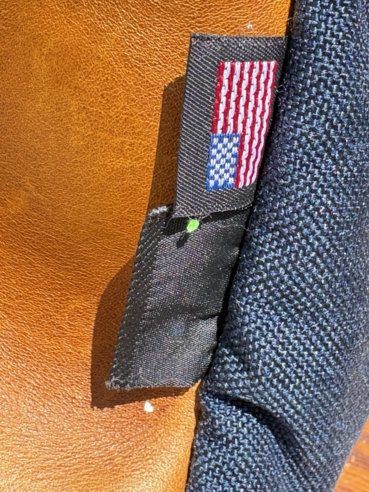 TOPO Design Klettersak Backpack Navy Leather USA Made Cordura Daypack 25 L