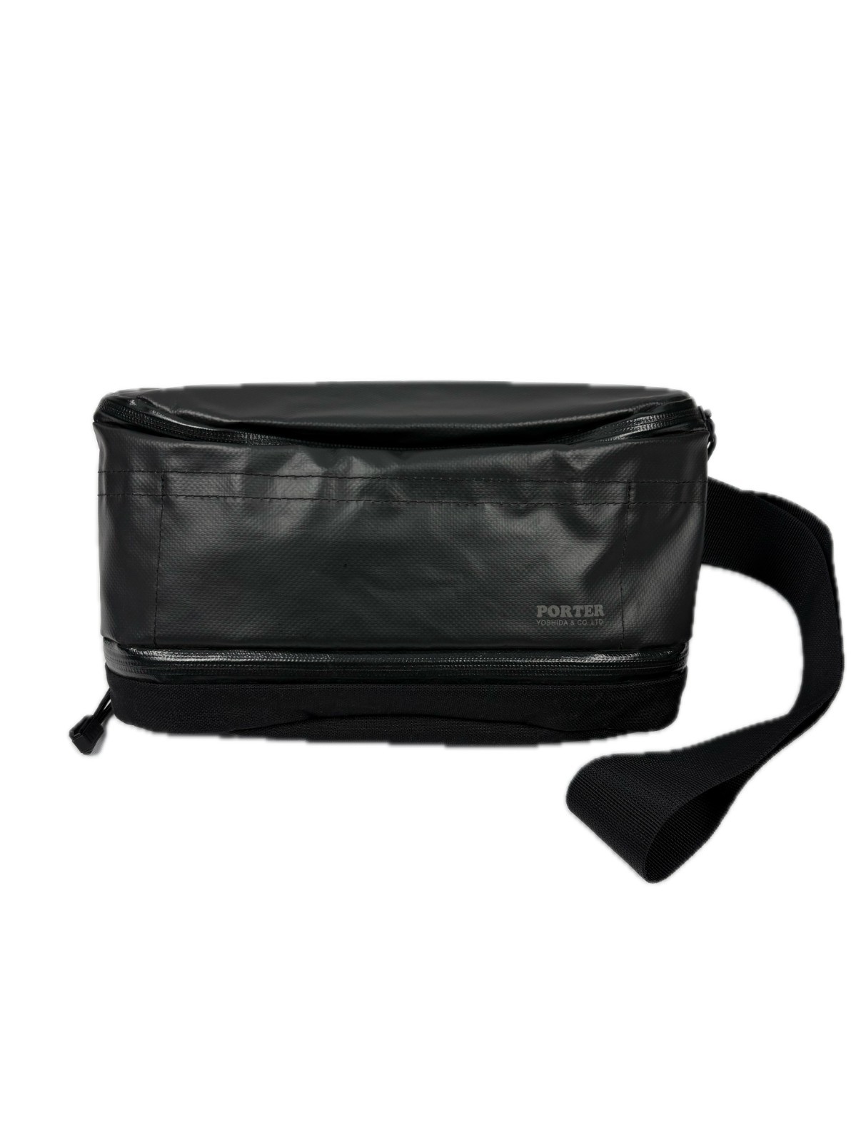 PORTER SONIC Expandable Waist Body Bag Black Japan 600-08204