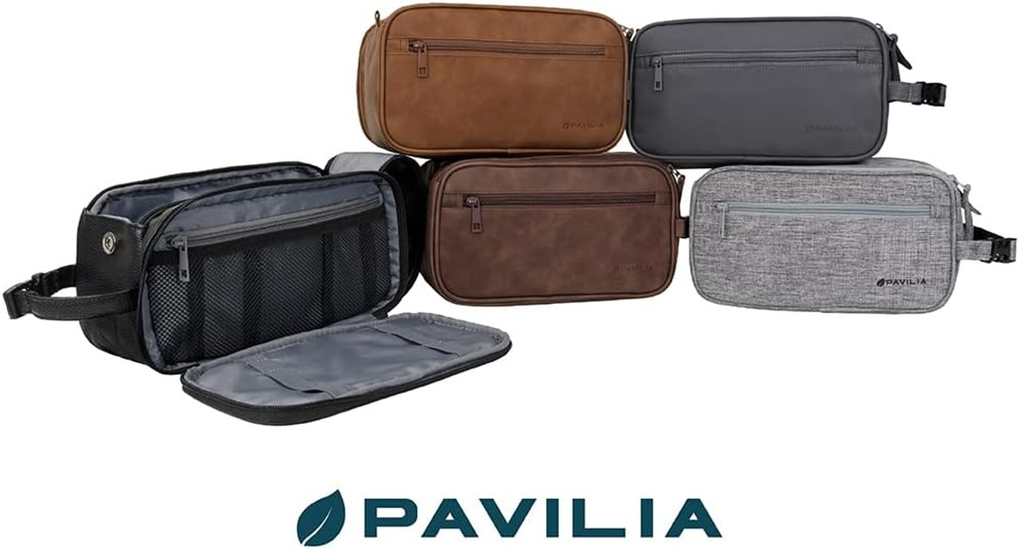 Toiletry Bag for Men, Travel Essentials Shaving Dopp Kit, Mens Travel Bag Toilet