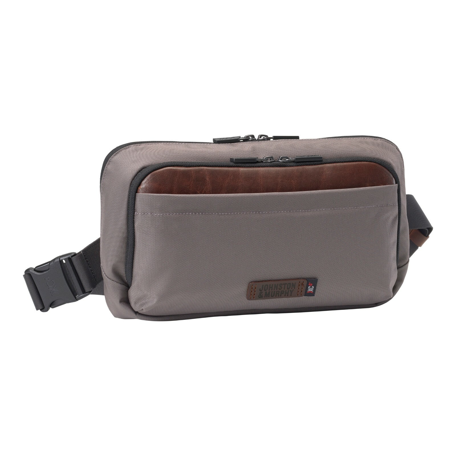 Johnston & Murphy XC4 Mens Sling Bag Shoulder Waist Bag – Gray
