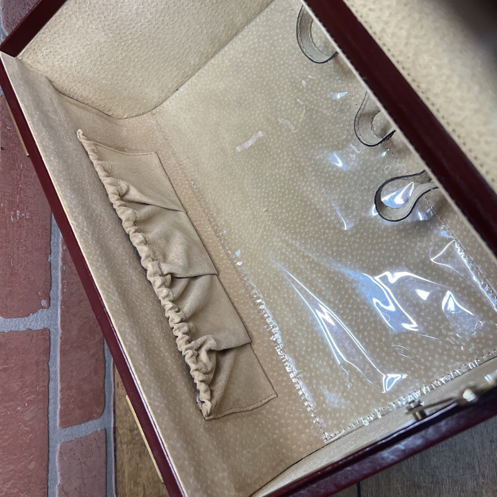 Amiet Bag Briefcase Attache Leather Vintage Train Case Euro Chic International