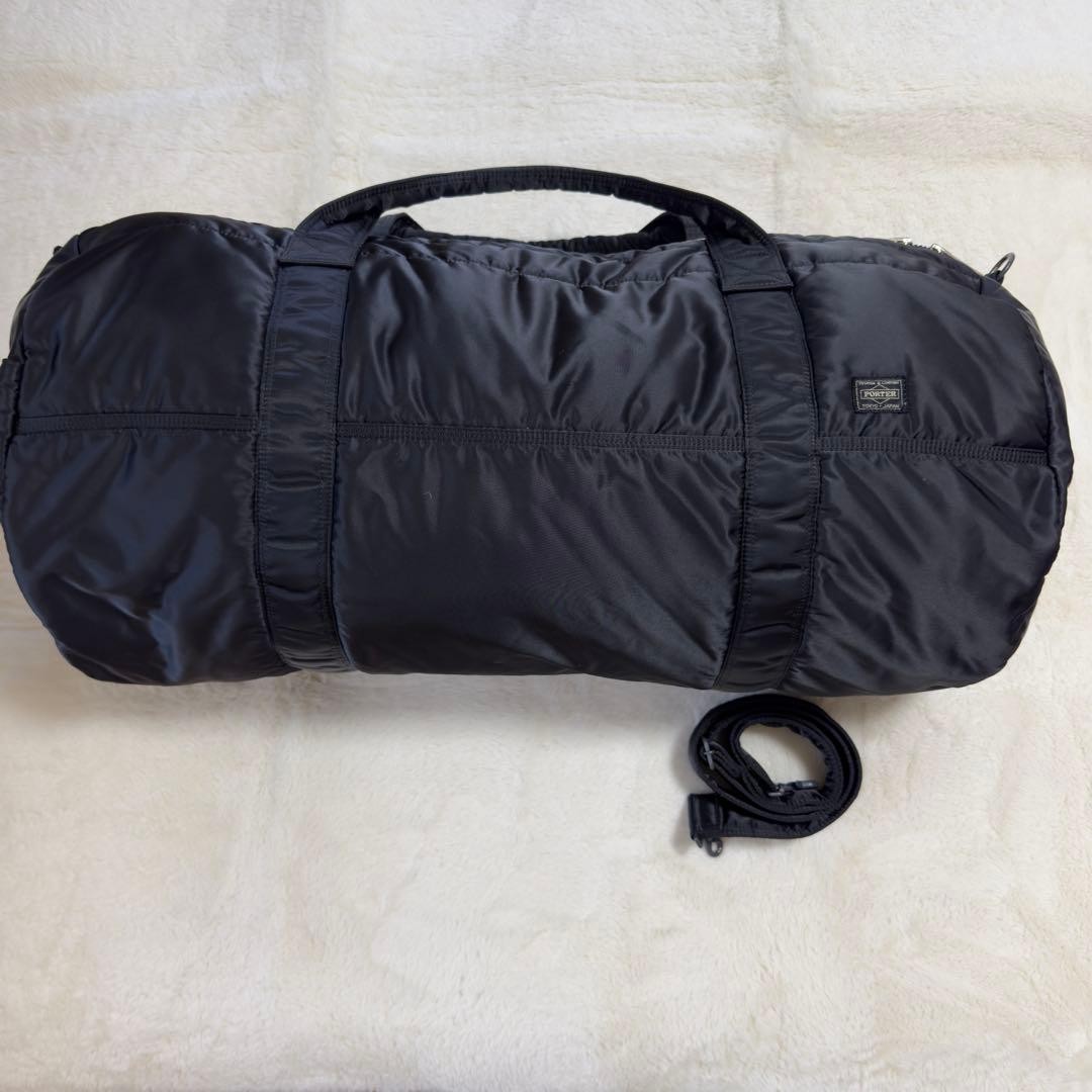 PORTER TANKER 2Way Roll Boston Bag Extra Large Black 69cm
