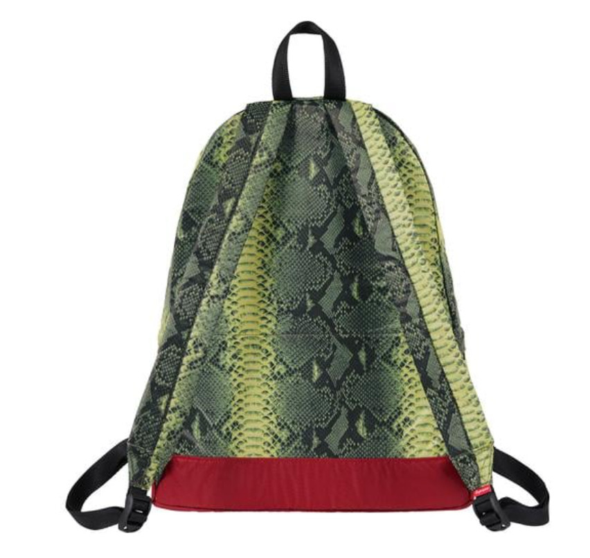 Supreme The North Face Lightweight Daypack Backpack Snake Green SS18 Brand New