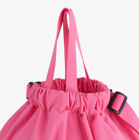 The North Face White Label Linen Mesh Gym Bag Pink