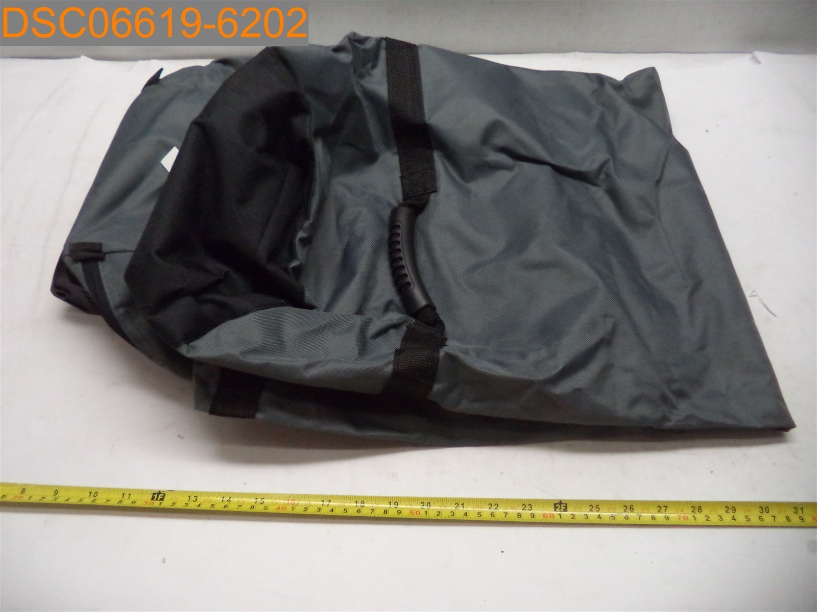 46″ x 9 1/2″ x 8 1/2″ Travel Bag Case 100% Polyester Grey/Black Scheme