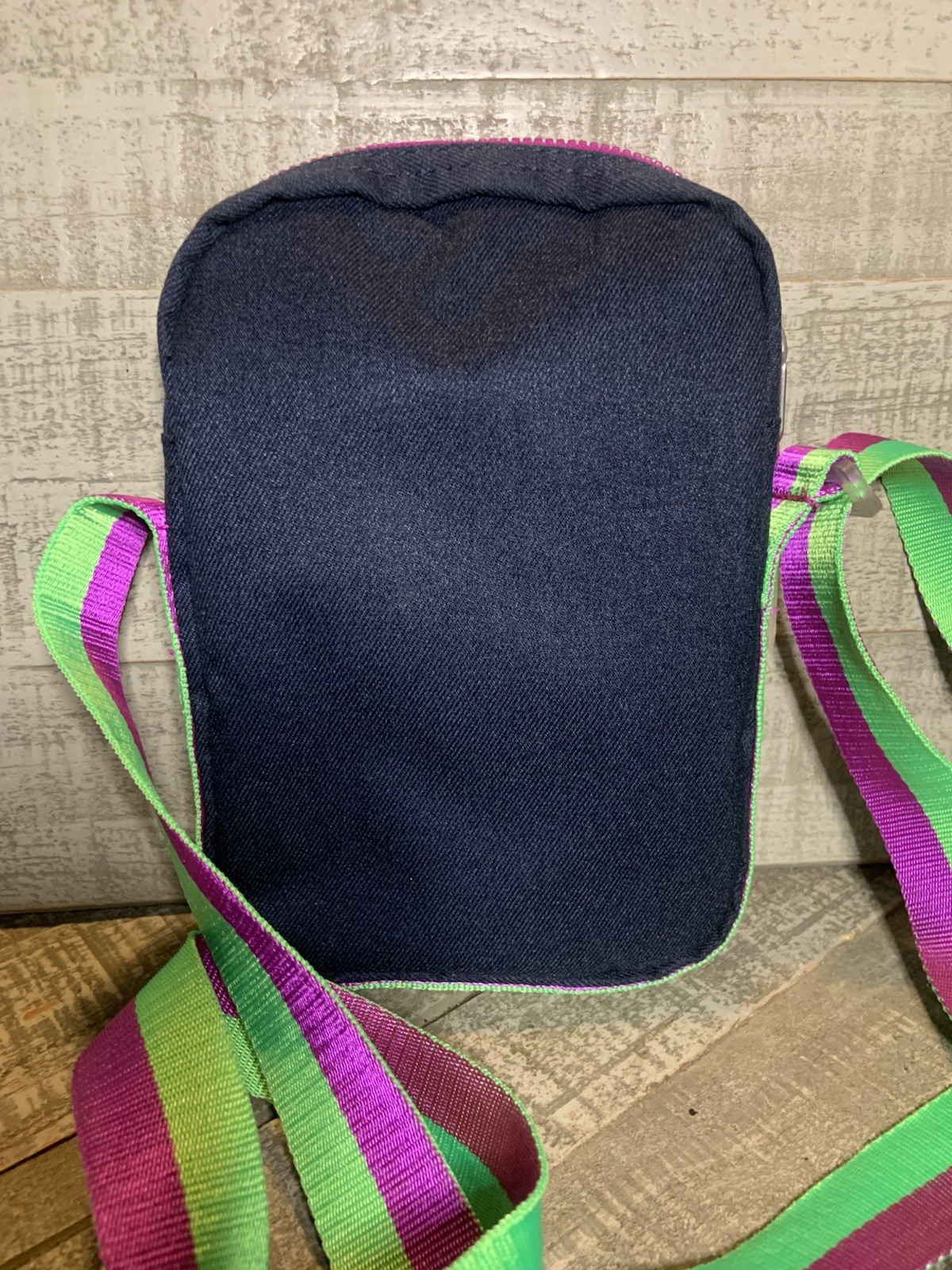 Nike Heritage Festival Small Crossbody Bag Pouch Navy Green Magenta Neon Purse