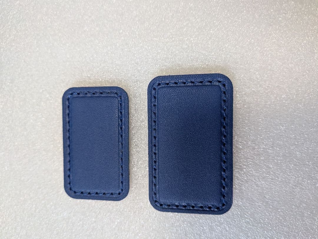 TUMI Tokyo Limited Luggage Tag Set Navy Blue Cowhide