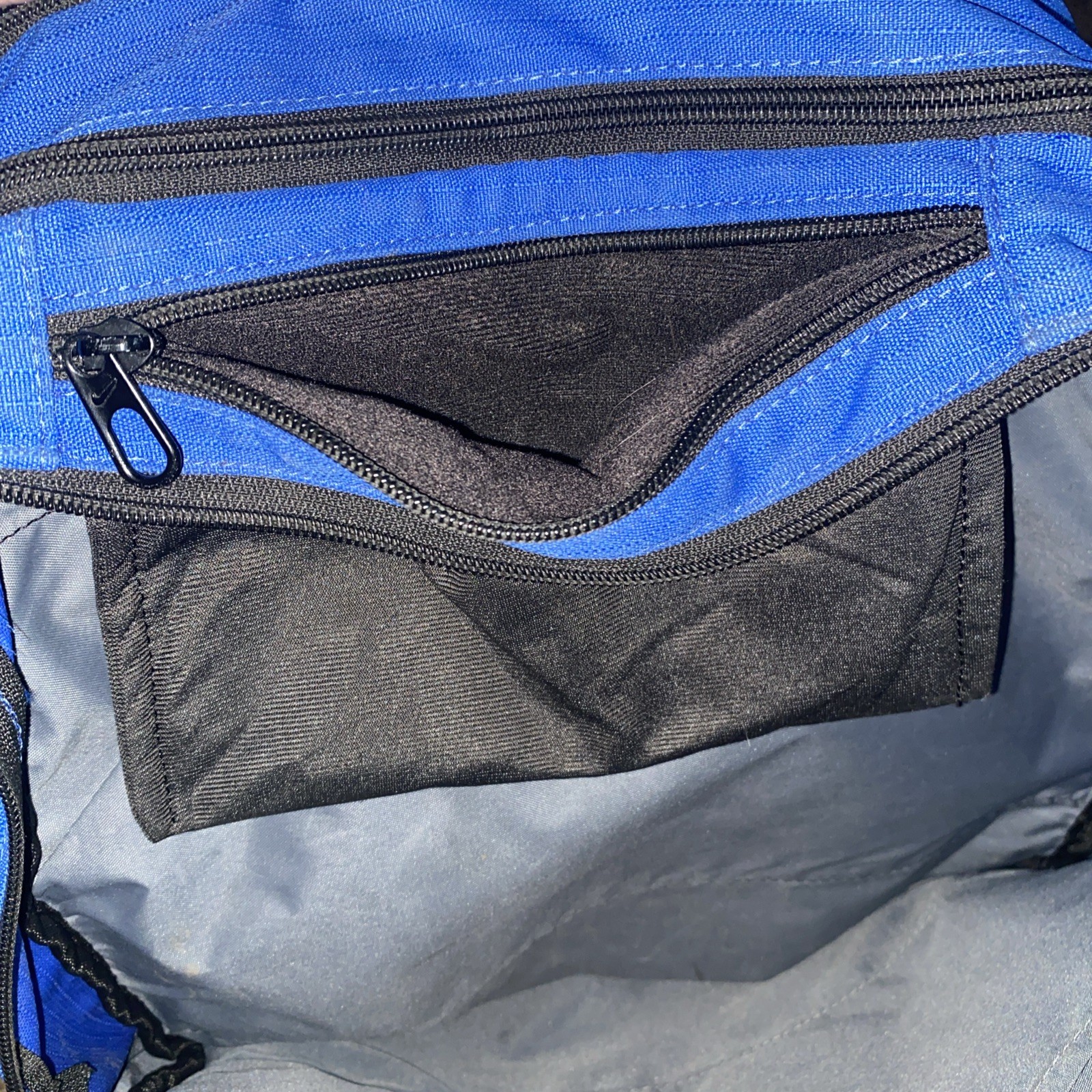 Nike Brasilia Training Backpack Blue Black Book Bag For School Gym Work
