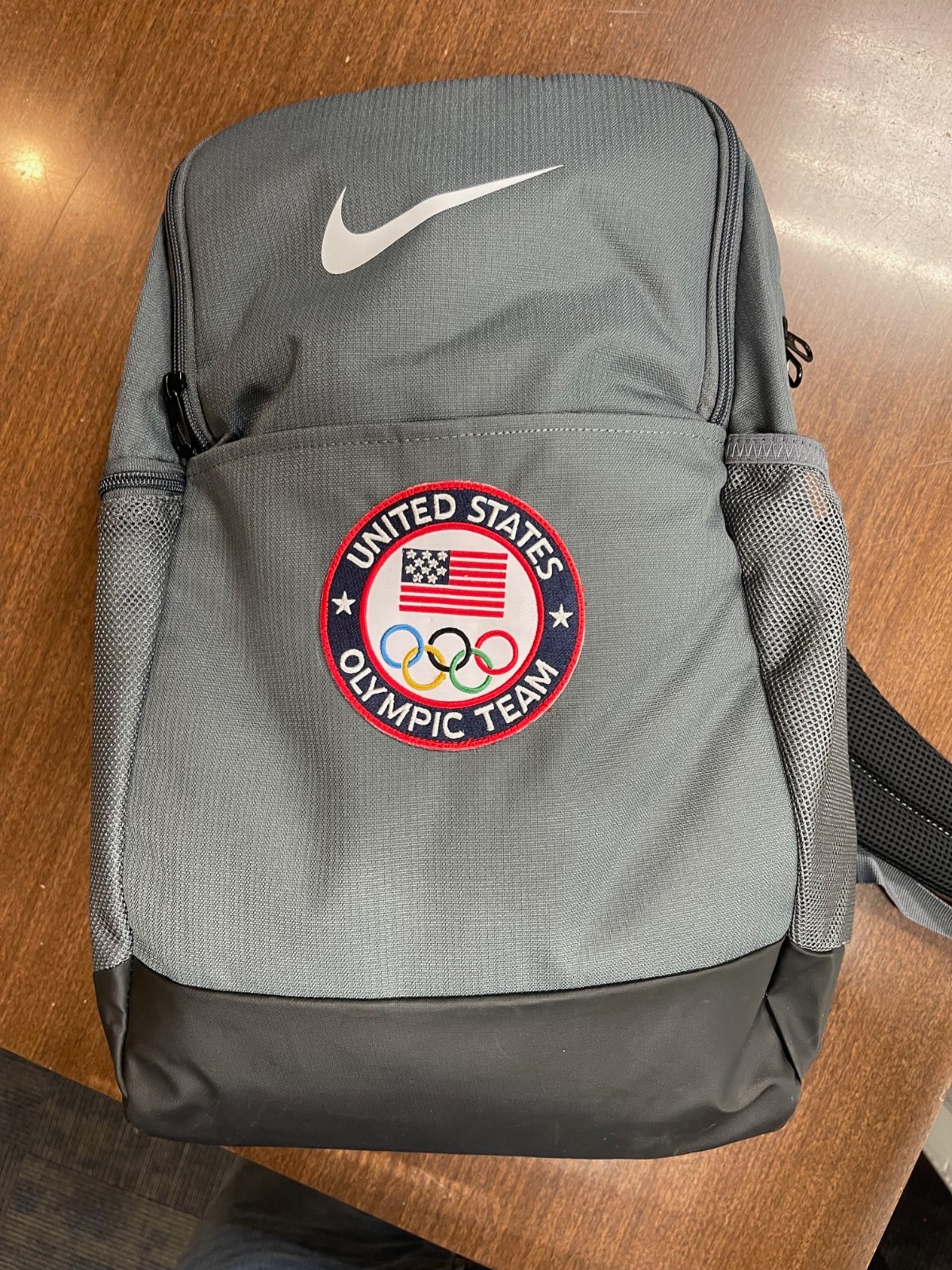 Nike 26L Mesh Backpack made for US Olympic Team- Flint Gray(BA6050-657-Misc)
