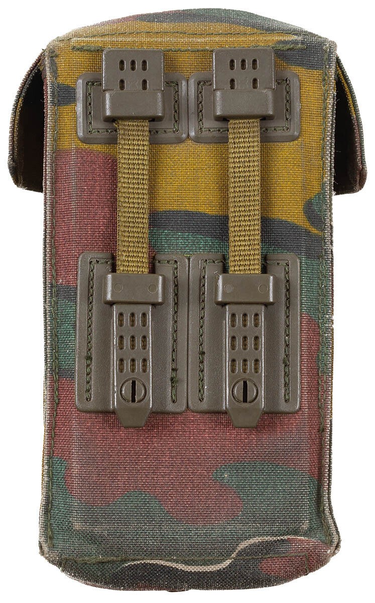 Belgian Army Double Utility Pouch Camo – Military Surplus, Used