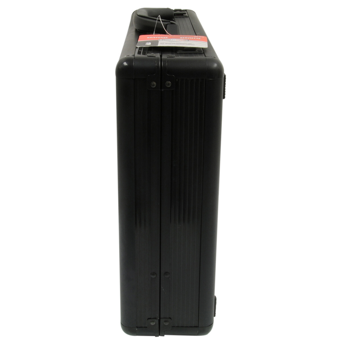 Briefcase with Lock Combination Anti-Theft Attache Black Aluminum SPC-941G