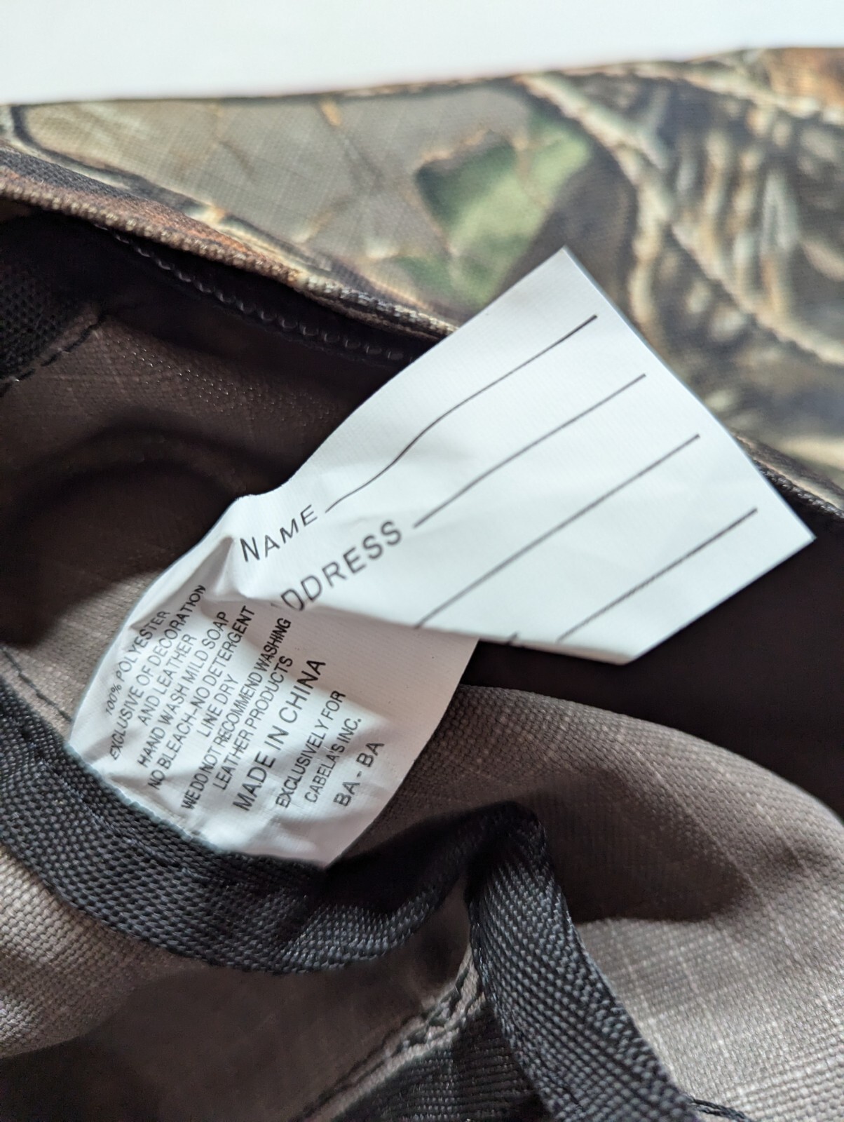 Cabela’s Seclusion 3D Camouflage Duffel Bag Carry On Weekender Outdoors VTG