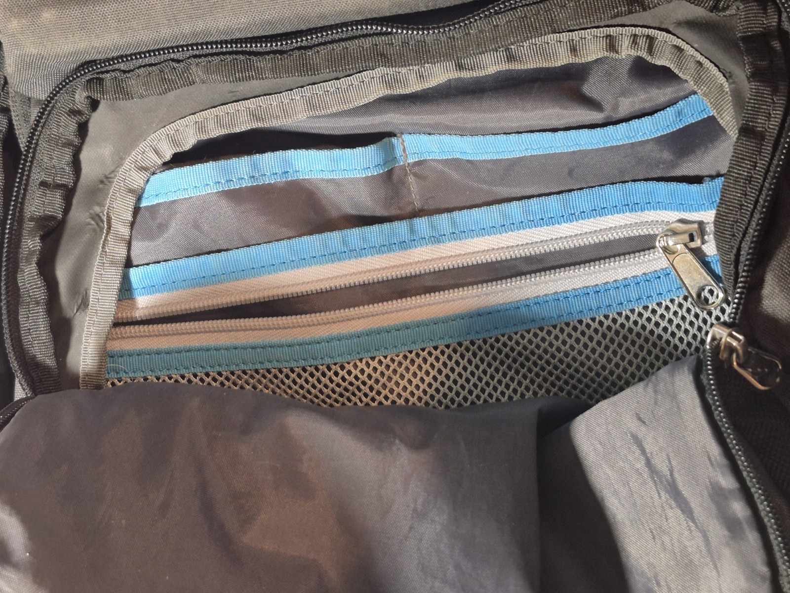 THULE sweden Athletic Backpack Dark Grey With Black And Teal Accents