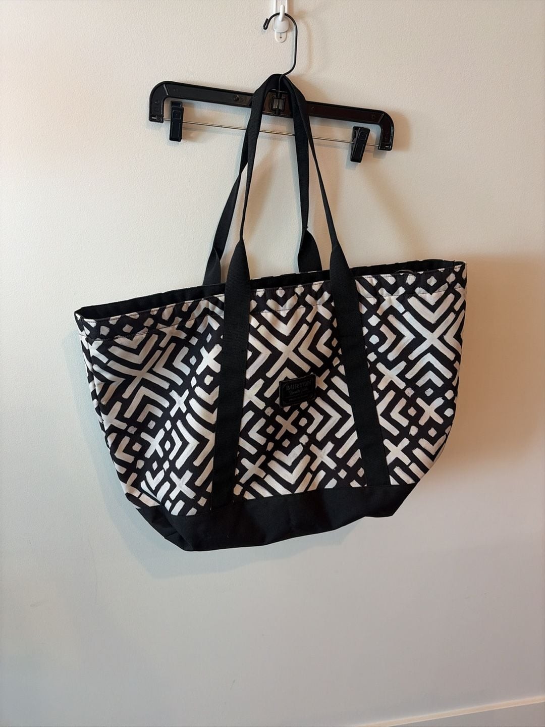 Burton Durable Goods Geometric Pattern Utility Tote Bag from 2014
