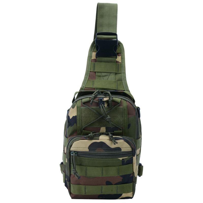 Men Backpack Tactical Sling Bag Chest Shoulder Fanny Pack Cross Body Molle Pouch