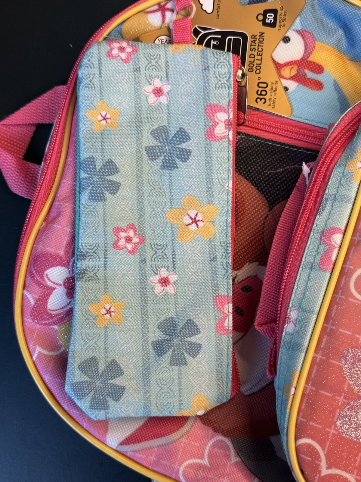 New Disney Moana 2 Backpack- 5 Piece Set Lunch Bag Water Bottle Kids School Gear