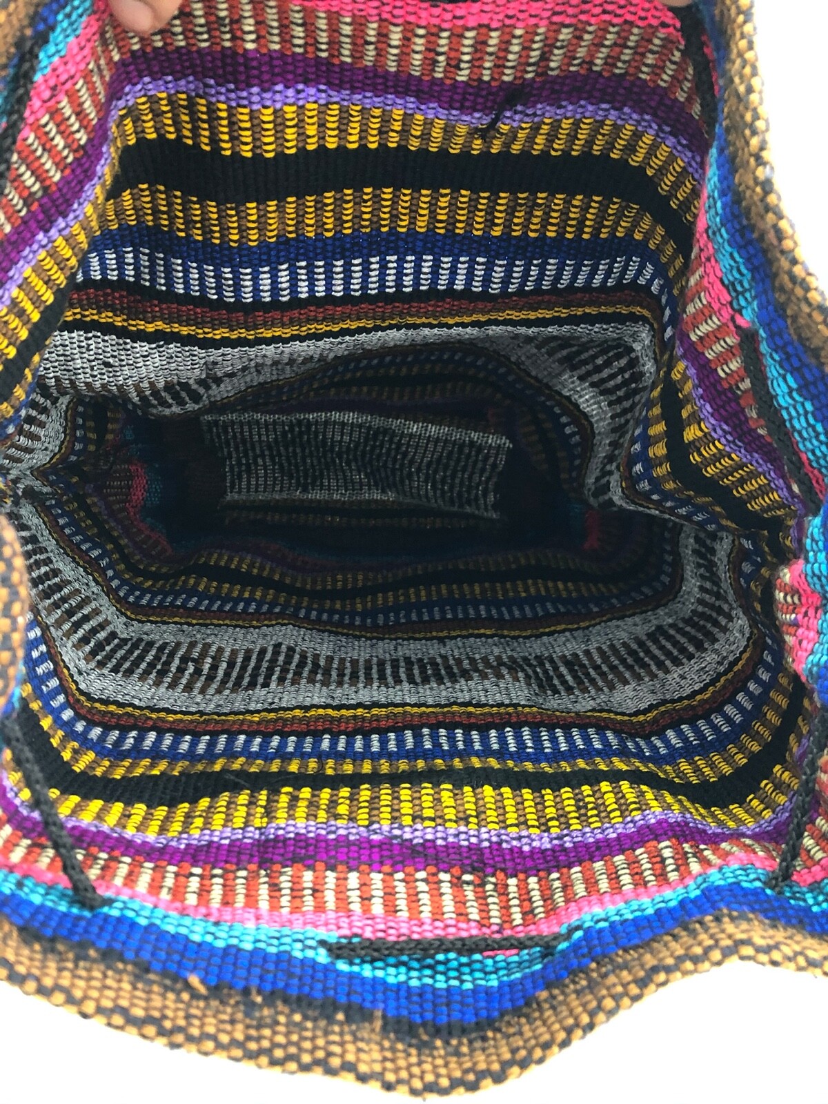 Authentic RASTA Bag Beach Hippie Baja Ethnic Unisex Backpack Made in Mexico 20