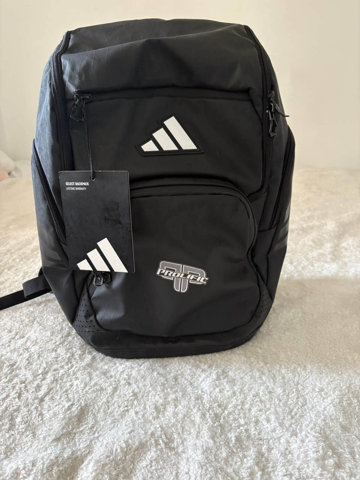 Adidas 5-Star team backpack prolific PE. New With Tags. Black Color player only