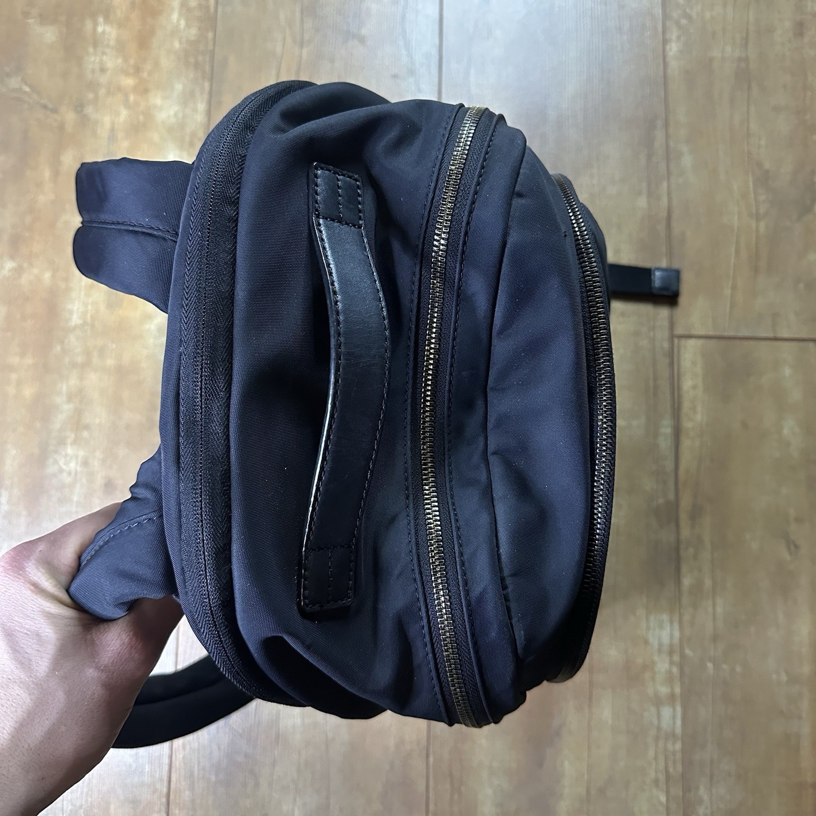 AWAY Travel The Everywhere Zip Backpack – Navy Blue Color – Used Condition