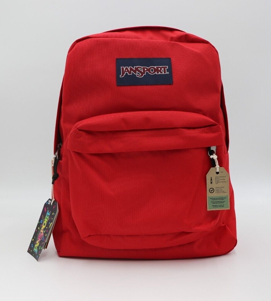JANSPORT SuperBreak Backpack School Bag with Water Bottle Pocket