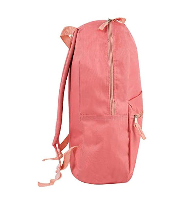 Trail Maker Classic 17 Inch Backpack CORAL w/ Adjustable Padded Shoulder Straps