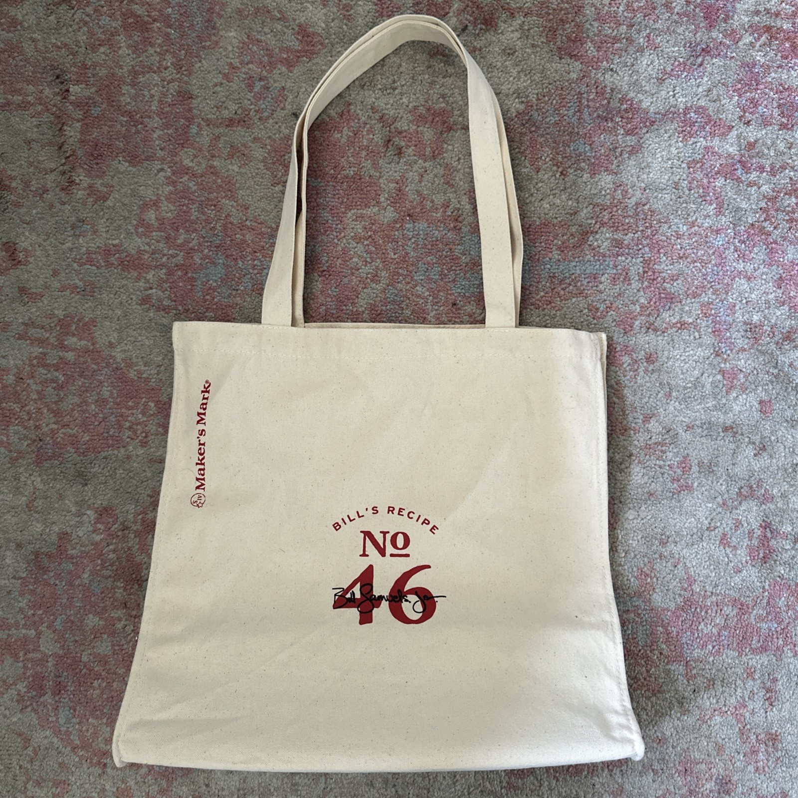 Maker’s Mark Bourbon Whiskey “Bill’s Recipe No. 46” Tote Bag RARE