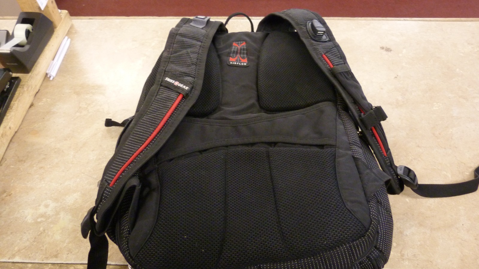 SWISS GEAR SCAN SMART BACKPACK AIRFLOW BLACK