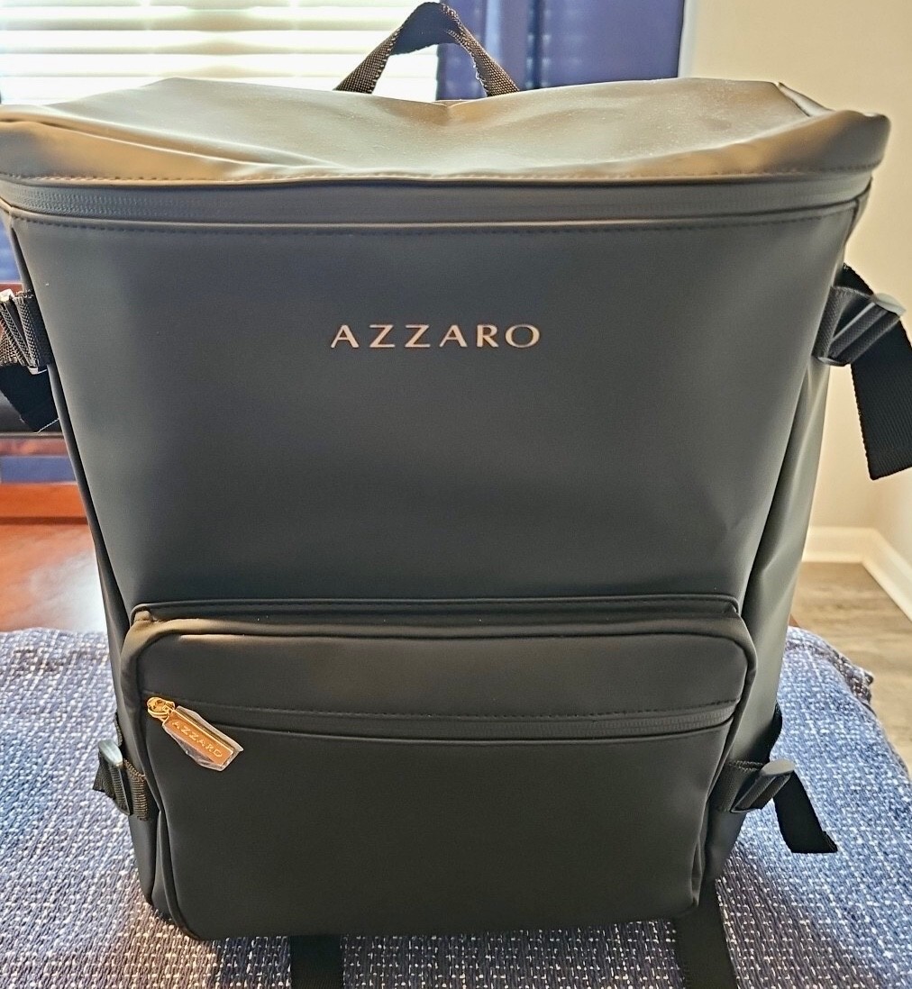 Azzaro Luxury Black Backpack Bag!
