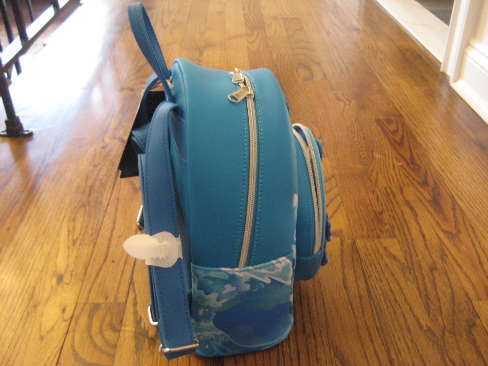 Loungefly Disney Lilo and Stitch Spinning Stitch Surfer Mini Backpack/Card Hold