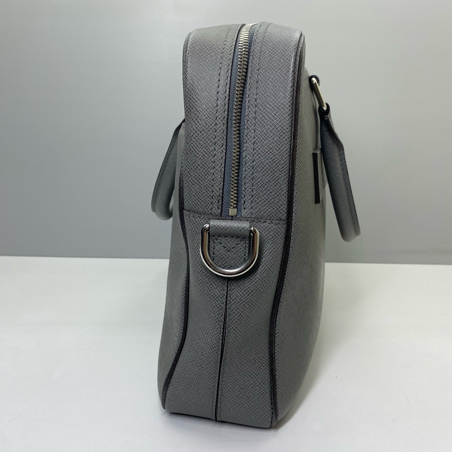 Louis Vuitton Pre-Owned Authentic Briefcase Grey 39x28x9cm Cowhide