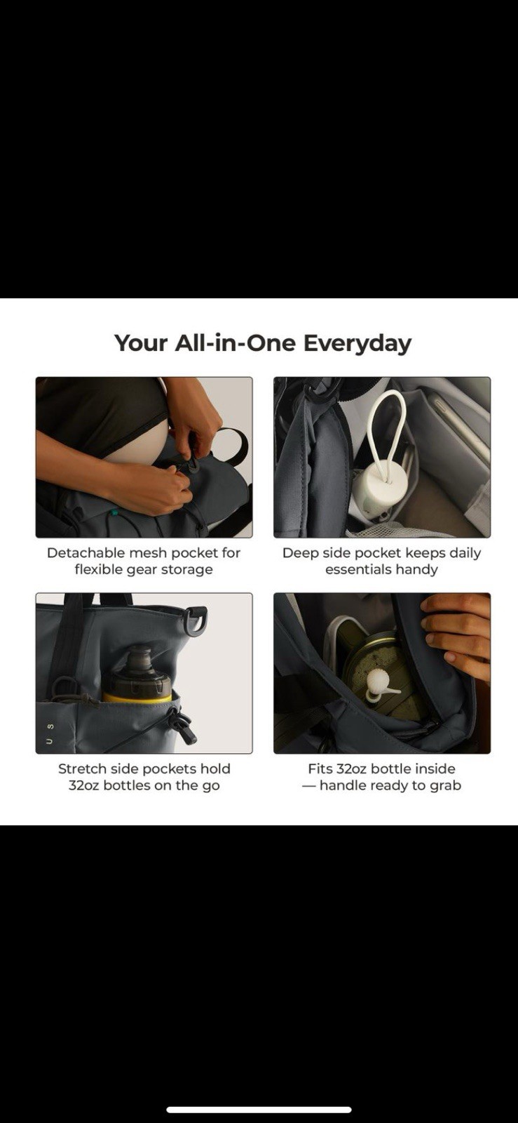 BAGSMART 23L Focus Tote Multi- Functional Bag