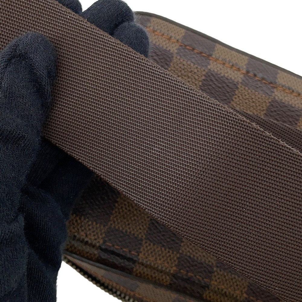 LOUIS VUITTON Geronimos Damier Ebene Canvas Brown N51994