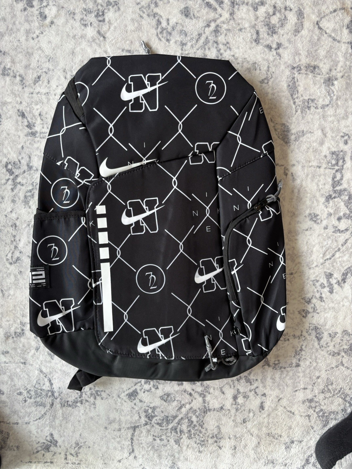 Nike Elite Pro 32L Basketball Backpack – Black/White