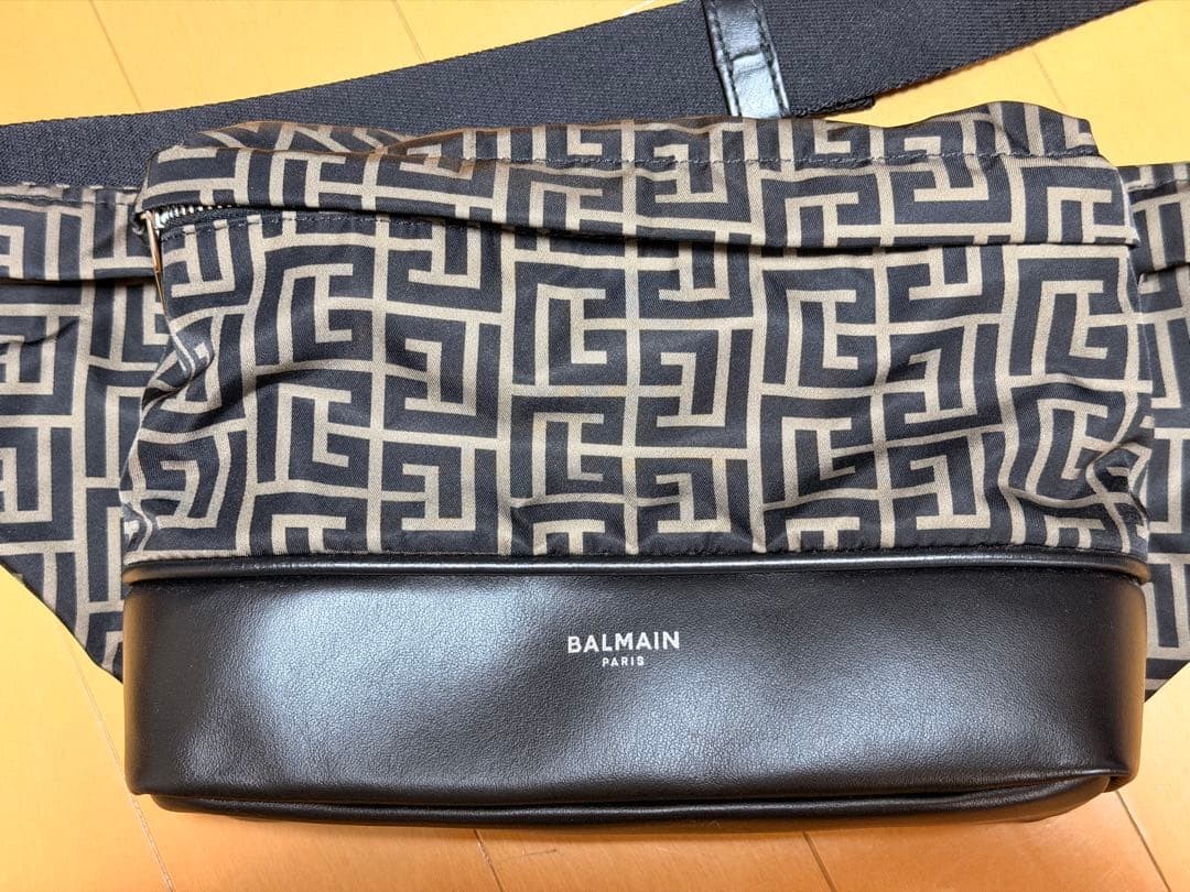 BALMAIN Monogram Body Bag Waist Pouch