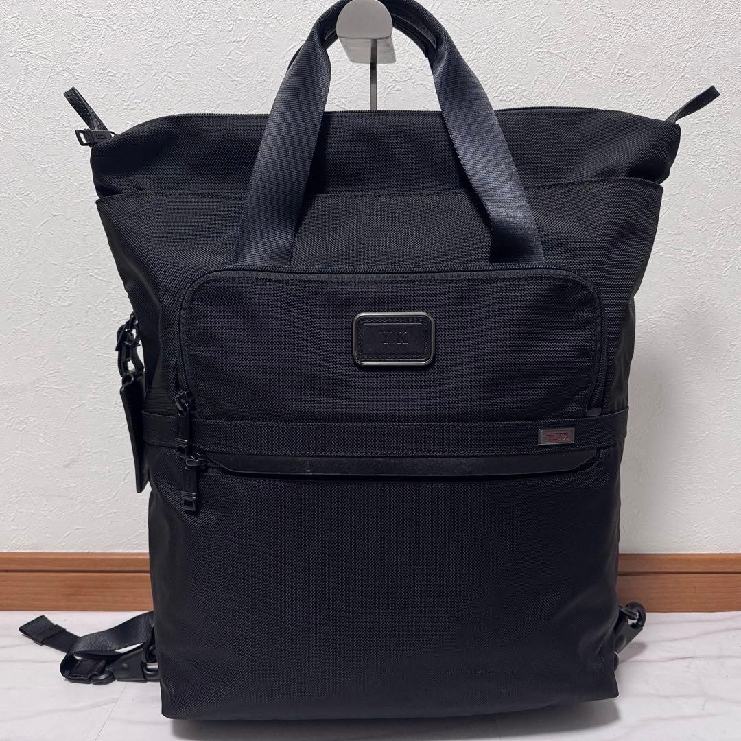 TUMI 2603586D3 Alpha 3 Tote Backpack Black Ballistic Nylon Japan Limited PC A4