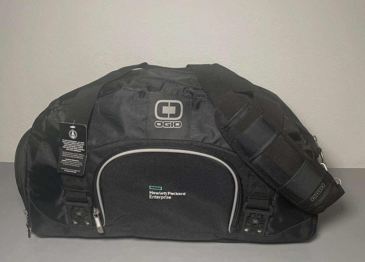 OGIO Big Dome Black Travel Duffle Gym Bag 22X11