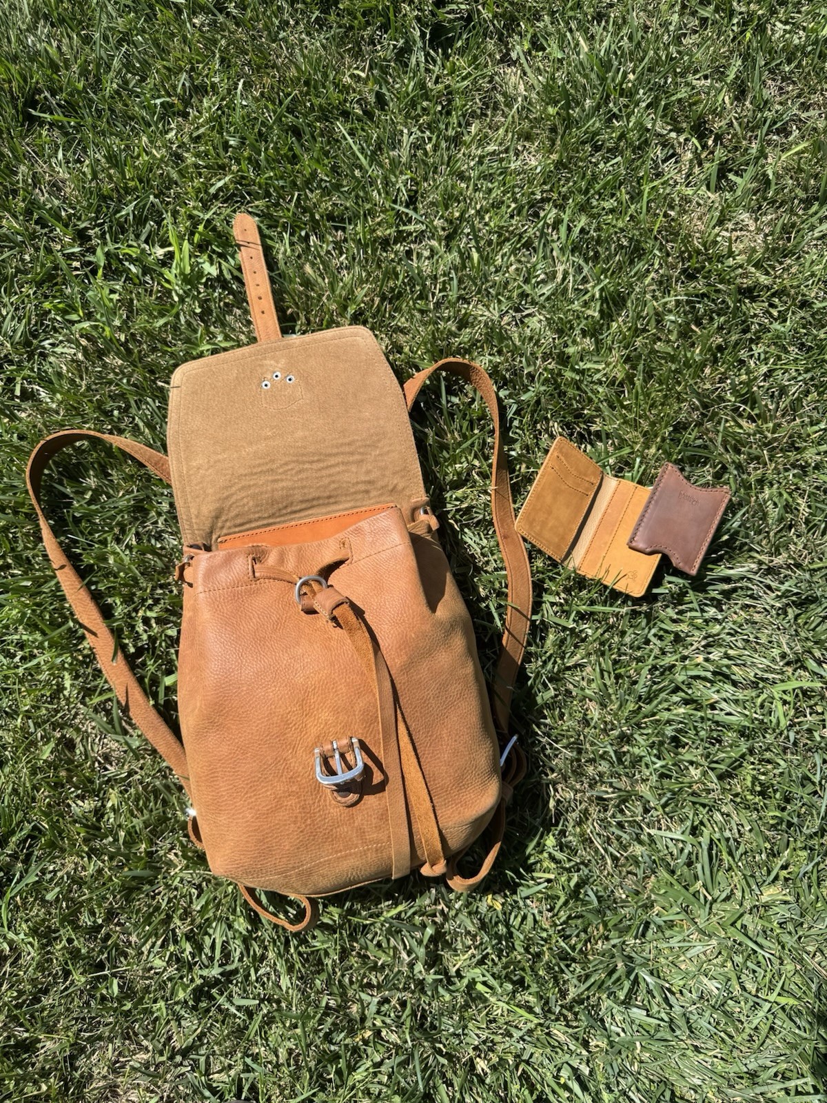 Rare Discontinued Saddleback Leather —— backpack + wallet + ID holder