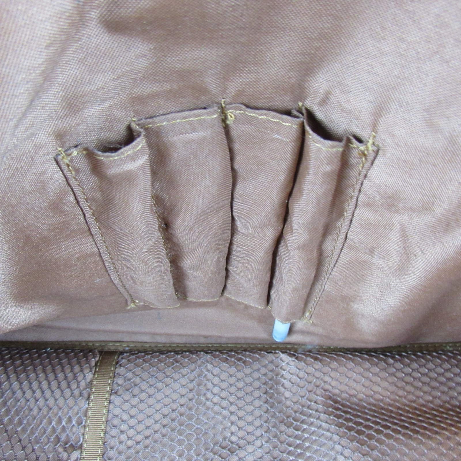 Claire Chase Executive rolling laptop bag Top Grain Cowhide leather airlines