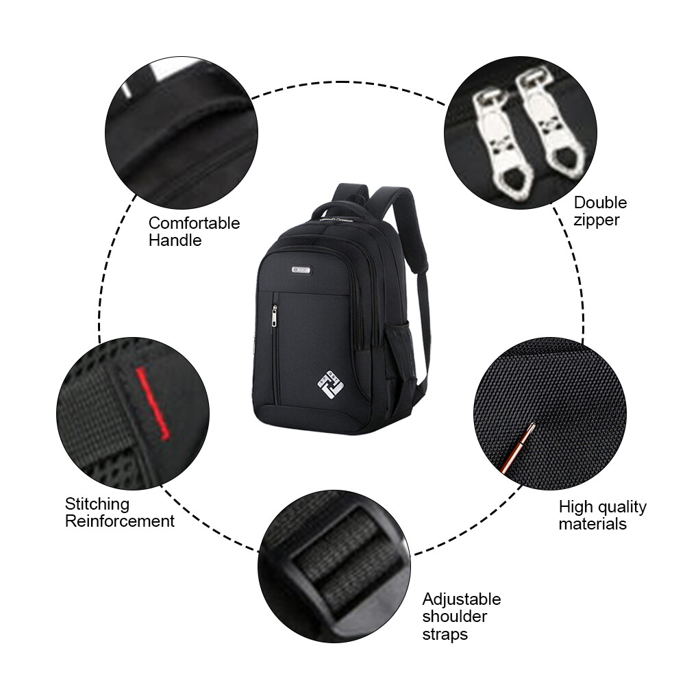 Water Resistant Large 18″ Laptop Backpack Men Women Travel School Business Bag