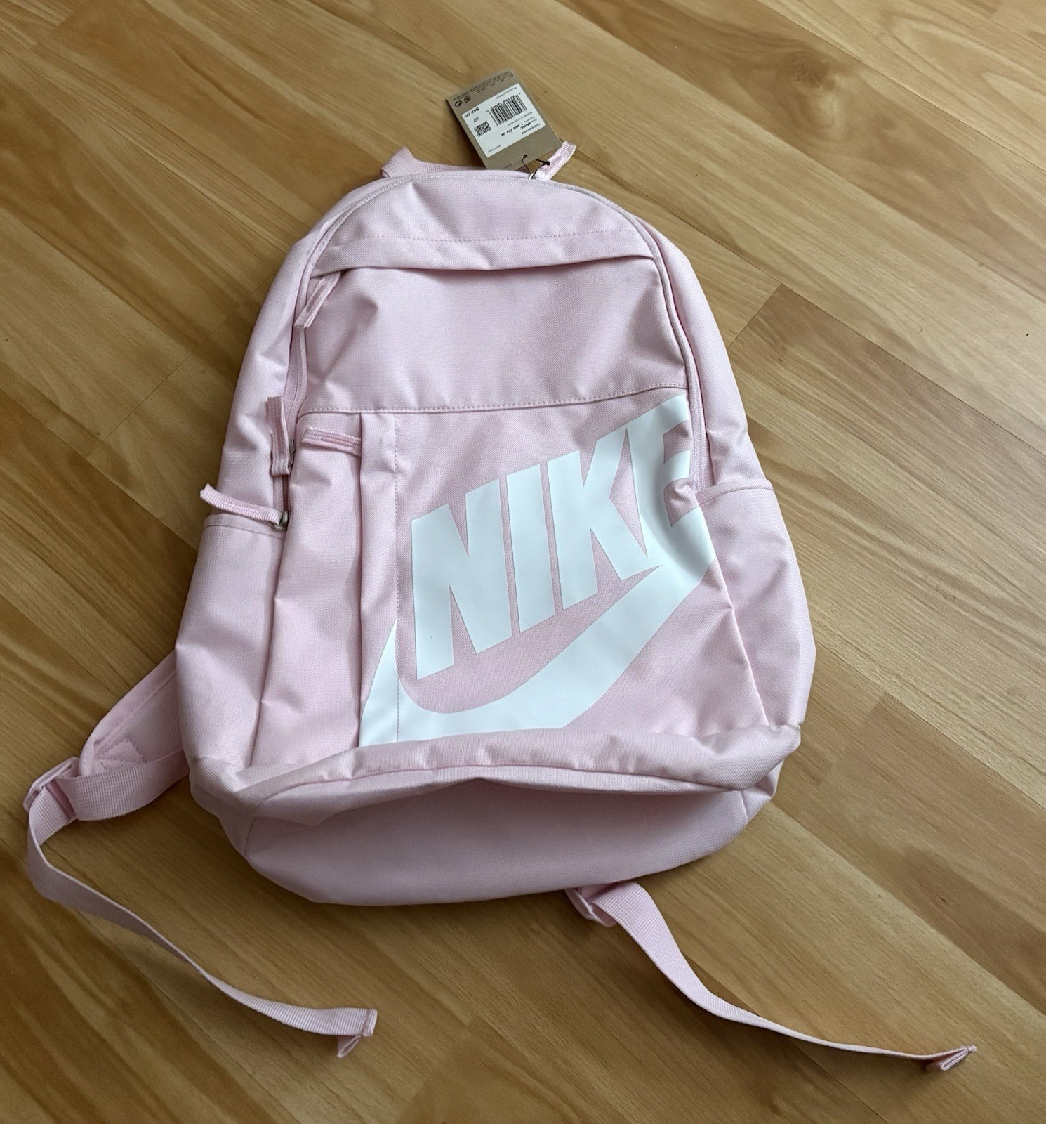 Brand New Pink Sm/Md Nike 2 Compartment And 2 Separate Pocket Travel Book Bag
