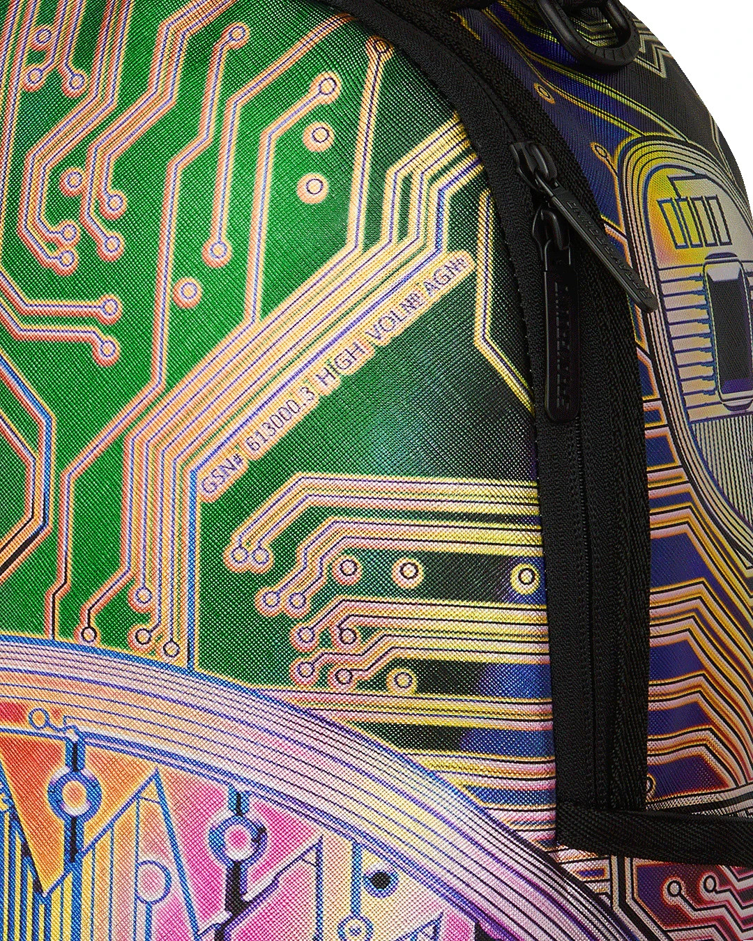 Sprayground Circuit Board Magnetic Backpack🔥New Black Bookbag Large School Bag